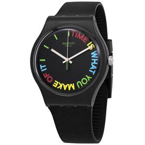 FX03619B NWT Swatch Fashion Unisex Quartz (Bio-Sourced) Plastic Authentic Watch